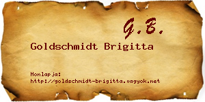 Goldschmidt Brigitta névjegykártya